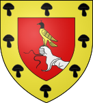 Blason ville fr Houilles (Yvelines)